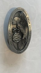NRA Life Member Belt Buckle USA Made National Rifle Association Of America 9204