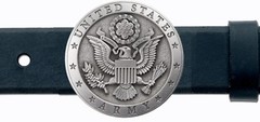 Heritage Pewter US Army Belt Buckle w/Gift Box Circle