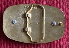 ELKS FRATERNITY VINTAGE BELT BUCKLE WESTERN INSERT DEER ANTLERS HUNTING BUCK