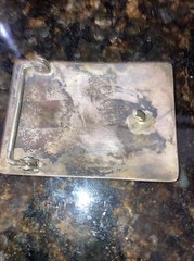 Handmade Southwest Indian Belt Buckle Sterling Silver Sid Bell Personal Estate