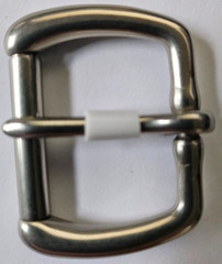 Solid Brass Belt Buckle – 1.25&Prime;- Nickel Matte Finish