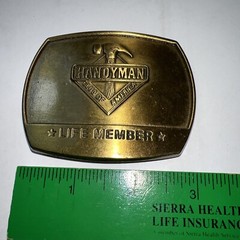 Handyman – Member Belt Buckle – 1996 – Club Of America
