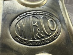 Wells Fargo & Co. W F & Co Anson Mills Belt Plate Buckle