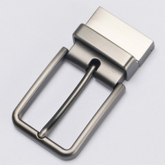 Men Alloy Metal Belt Buckle Rectangular Pin Buckle Belt Head Replacements