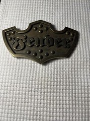 Fender Guitar Belt Buckle 5&Prime; Bronze with 3&Prime; Belt Width Rare Vintage