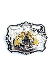 Western Buckle Gold Black Silver Guns 2nd Amend Cowboy 2 »Buckle Hebilla Vaquero