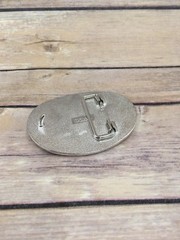 Vintage Avon Horse Saddle Silvertone Metal Belt Buckle 2 1/4&Prime; X 3&Prime;