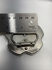 Vintage Y2K – 44 Mag 5 Barrel Spinner Belt Buckle Firearms Guns. 2.75in Diameter