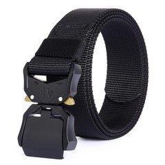 YiwerDer Nylon Belts for Men, Medium size fits Waist 36&Prime;-42&Prime;, Black