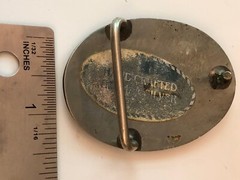 Vintage Handcrafted handmade Silver Horse Pony Cowboy Belt Buckle