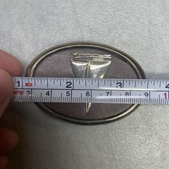 Vintage Sail Boat Belt Buckles Solid Brass Leather 24K G. Fin. & Silver Finish