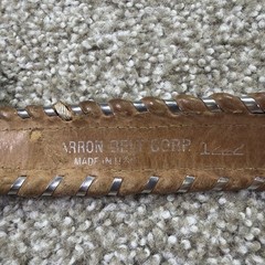 Vintage Nocona Western Cowboy Belt With Buckle Size 36-38 Classic Western