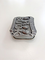 Vintage Buck Knives Belt Buckle Four Generations Of Knife Makers 950566