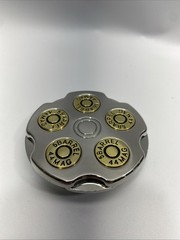 Vintage Y2K – 44 Mag 5 Barrel Spinner Belt Buckle Firearms Guns. 2.75in Diameter