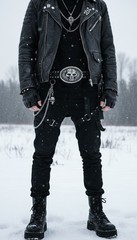 Men / Women Fashion Belt Buckle Silver Metal Skull Skeleton Oval Big Size Gothic