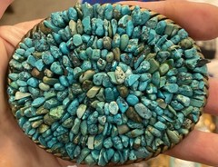 Oval Western Belt Buckle turquoise Stone Inlay Blue Green Bronze Fits 1.5in