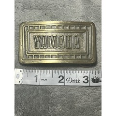 Vintage Yamaha Brass Tone Belt Buckle Genuine Yamaha Accessory Motorcycle