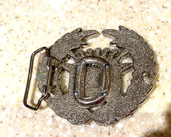 CADILLAC LOGO WREATH HEAVY METAL Belt Buckle Bottle Opener BRAND NEW