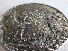 Vintage – Belt Buckle with Eagle – Donohue Enterprises – DENVER – Rita Stewart