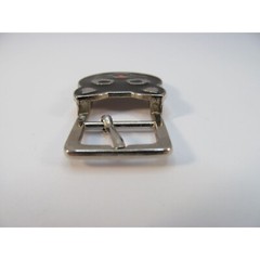 Black Enamel Cat Head Face Small Metal Belt Buckle