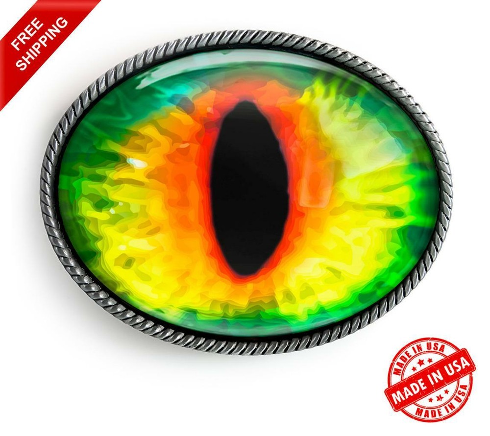 Cosplay Eyeball Belt Buckle – Taxidermy Halloween Handmade Buckle -34-E