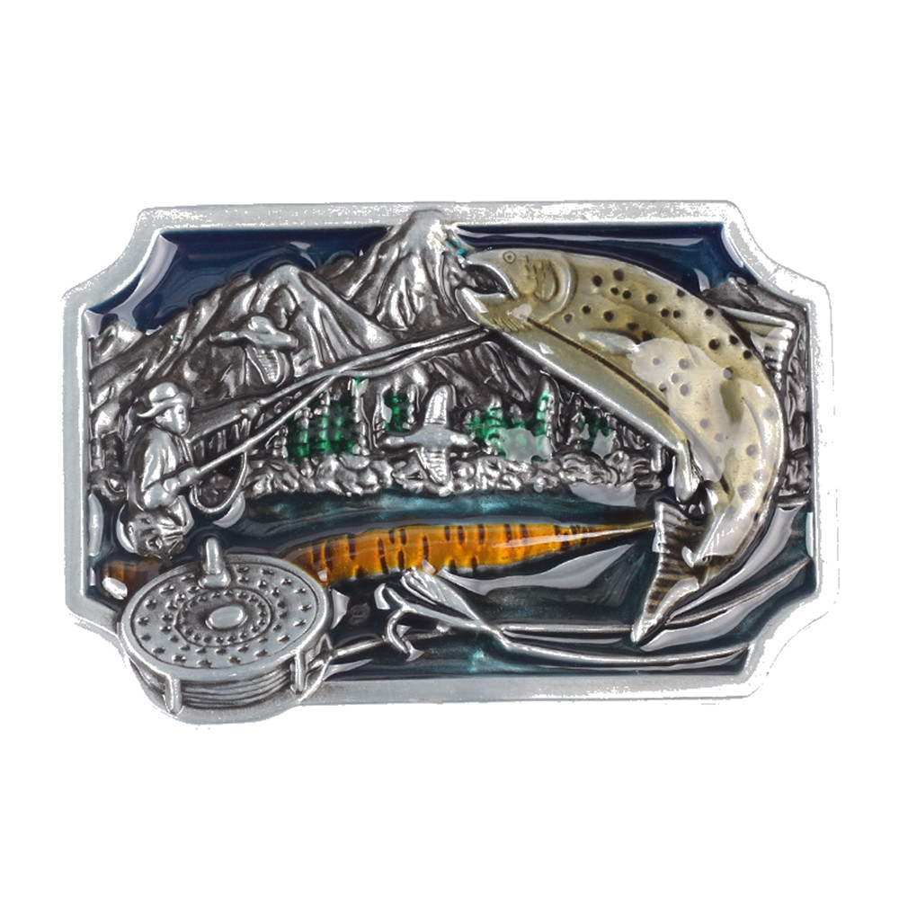 Fishing Belt Buckle (FSH-03)
