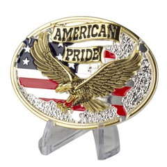 American Eagle Belt Buckle Men Western Cowboy Motorcycle Riding