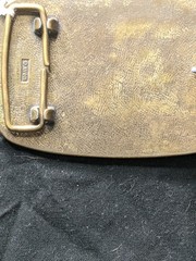 Avon Men&rsquo;s Gold Tone Airplane Aviation Metal Western Belt Buckle 1.75 in