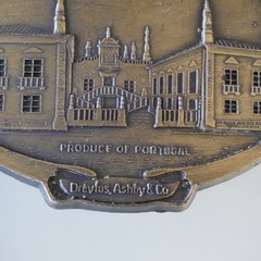 Vtg Mateus Rose Wine Brass Belt Buckle 1970s RJ Roberts Portugal Dark Academi
