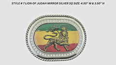 Reggae Rasta Belt Buckles Rastafarian Dub Music Culture Lion Judah Silver Bling