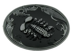 Scorpion Belt Buckle Zodiac Sign Gothic Rodeo USA Cowboy Western Silver Metal TX