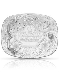 Montana Silversmiths Men's Grand Cowboy Buckle Silver