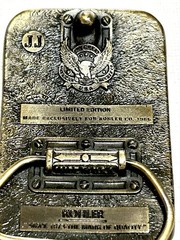 Vintage 1986 Kohler Limited Edition Brass Belt Buckle American Buckle Co USA NOS
