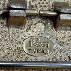 Ivan Western Eagle Belt Buckle Silver Gold Tone Floral Scrollwork Rope Border