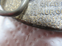 Vintage 1981 Walking Horse Belt Buckle by CHAD #3010 Colorado – Western