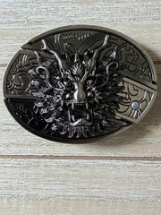 Western Men 3D Dragon Head Belt Buckle Perfect Gift for Men