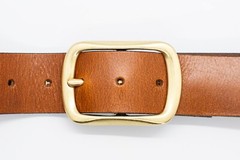 Red Copper Heavy Duty Center Bar Belt Buckle – Fits 1.5&Prime; (38mm) Belts