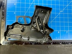 Gun Handgun Pistol Figural Cutout Novelty Mag Cosplay Black 5&Prime; Belt Buckle