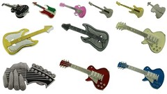 Vintage Guitar Belt Buckle Player Banjo Guitarist Musician Metal Music Men Women