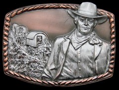 QK28176 *NOS* 2010 BRADFORD EXCHANGE **JOHN WAYNE – WAGON MASTER** BUCKLE