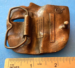 Vintage Zipper Jeans Belt Buckle