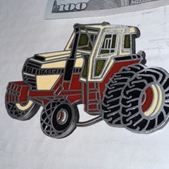 Vintage Rare New Tractor Belt Buckle Limited Edition Embossed Free Shipping