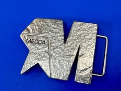 Mecca Vintage Clothing Line Textured Silver Color Belt Buckle