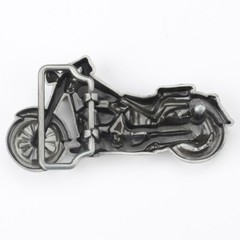 Motorcycle Belt Buckle Western Cowboy Motorcyclist (MOT-05)