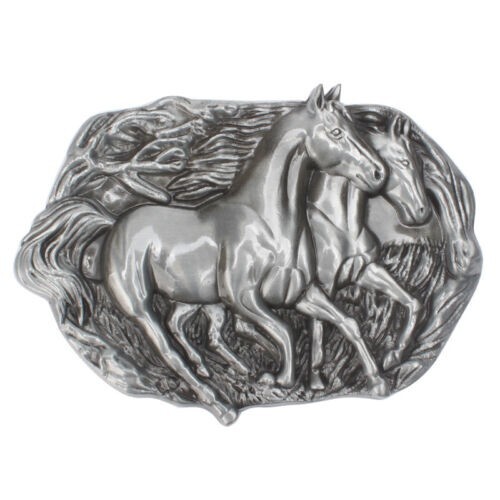 Horse Belt Buckle Western Cowboy Native American Motorcyclist (HRS-13)