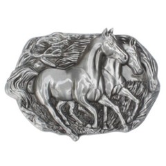 Horse Belt Buckle Western Cowboy Native American Motorcyclist (HRS-13)