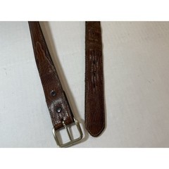 Belt 3-D DDD Belt 42 Brown Embossed Leather Tooled Western Cowhide Silver Buckle