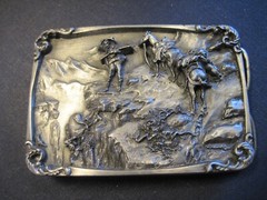 Siskiyou 1984 Charles Russell relief Ltd. Ed. Belt Buckle « Meat&rsquo;s not Meat…..
