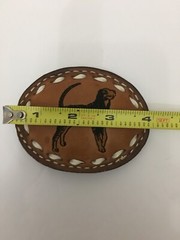 Leather Belt Buckle Dog Unbranded English Welsh Terrier Dog Lover Belt Buckle