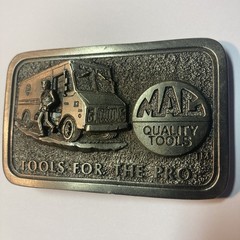 Pewter Belt Buckle Mac Pro Tools Limited Ed 3rd in Series fits 1.75&Prime; Belts
